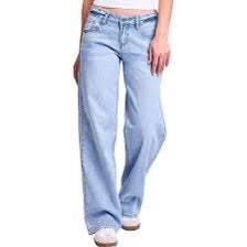Britney Wide Leg Cuff Denim