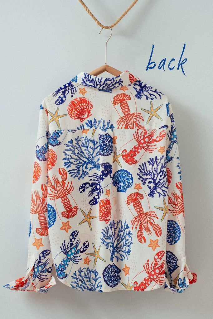 Beach Life Relaxed Button up