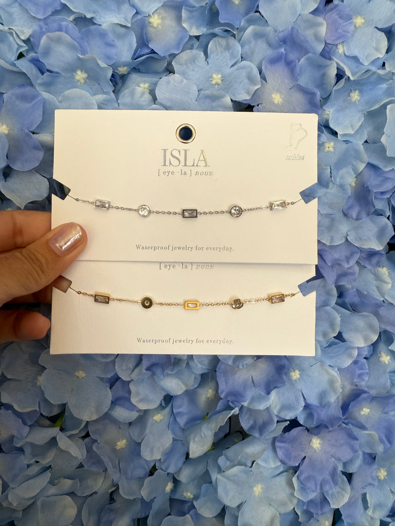 Waterproof CZ anklets