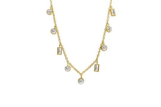 Waterproof Anacapri CZ Necklace