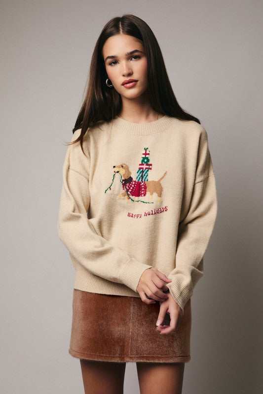 Jolly Pup Sweater