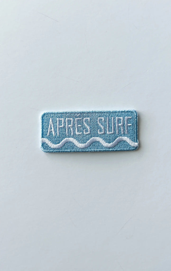Apres Surf Embroidered Iron On Patch