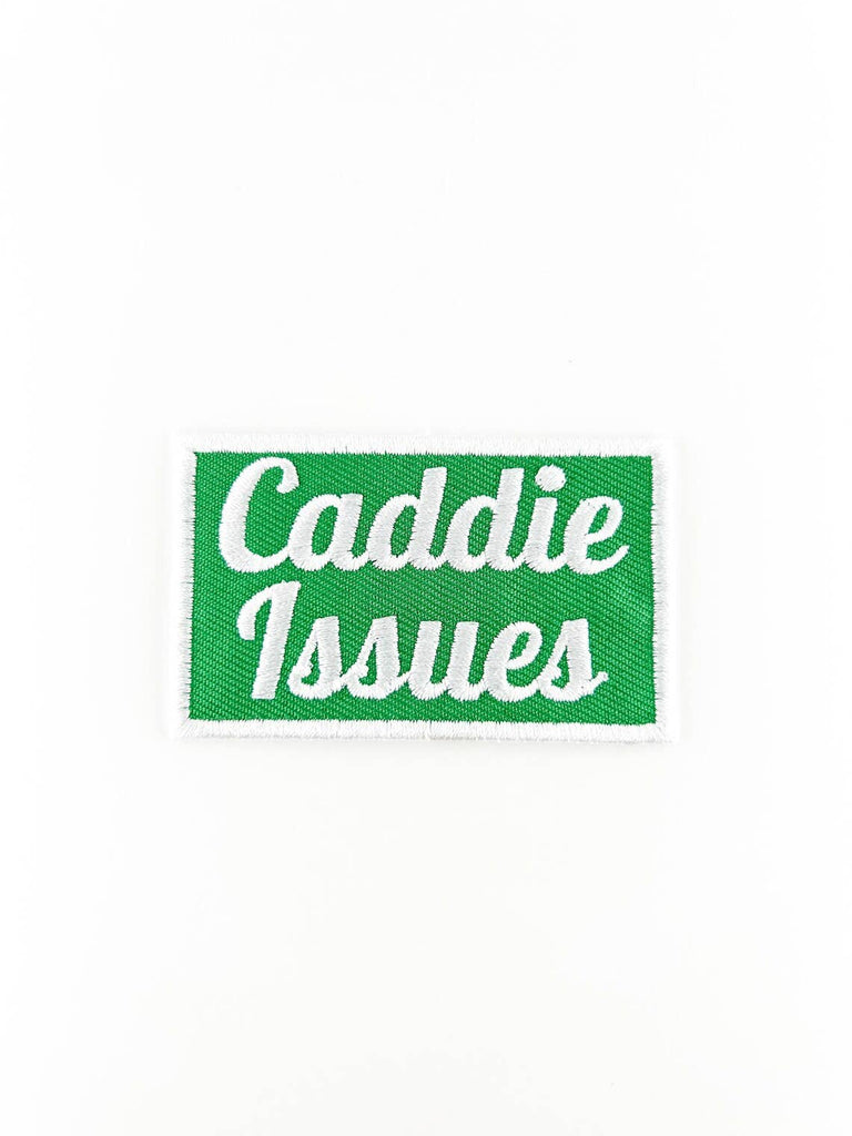 Caddie Issues Iron-On Patch Embroidered Patch for Golf Hat