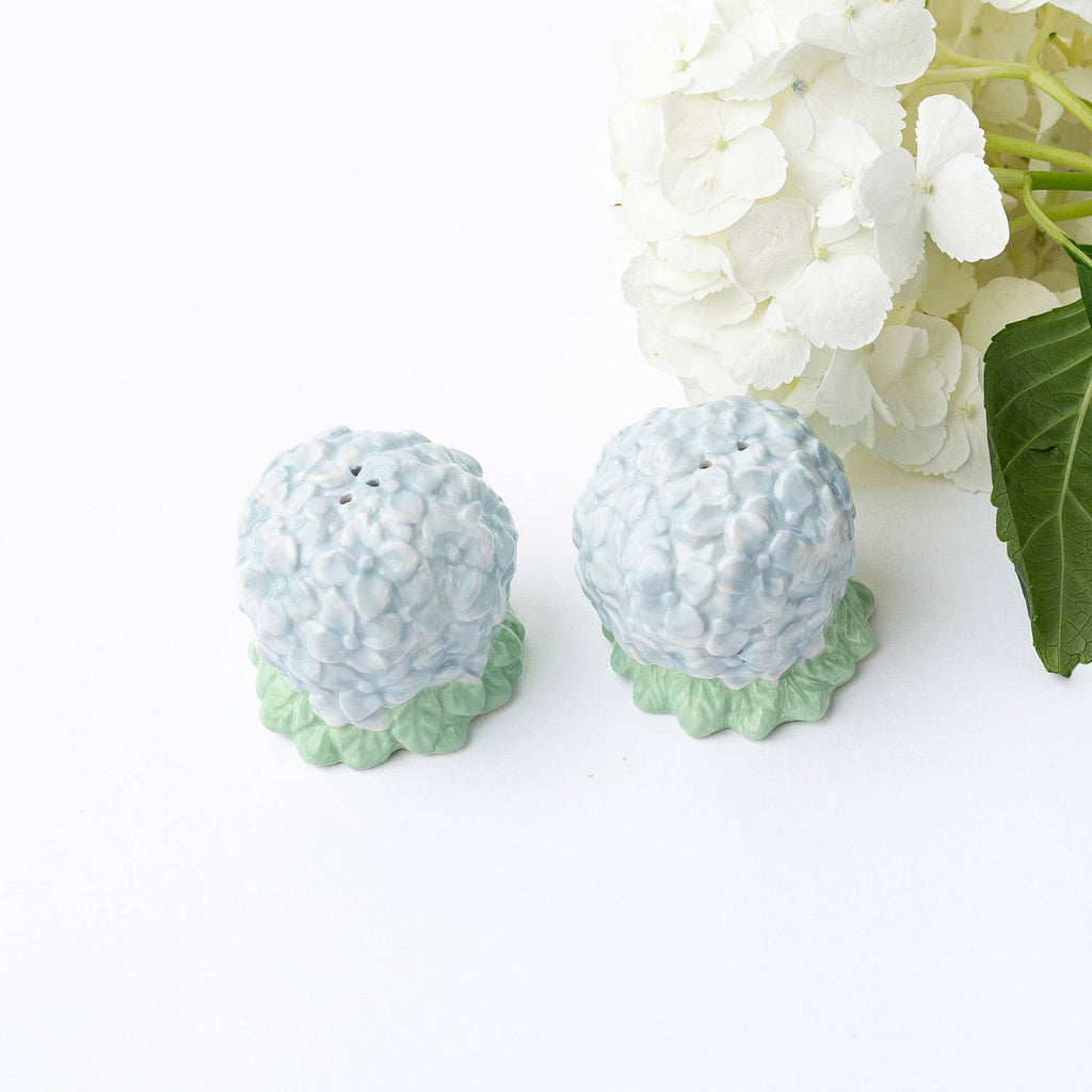 Hydrangea Salt & Pepper Shaker Set