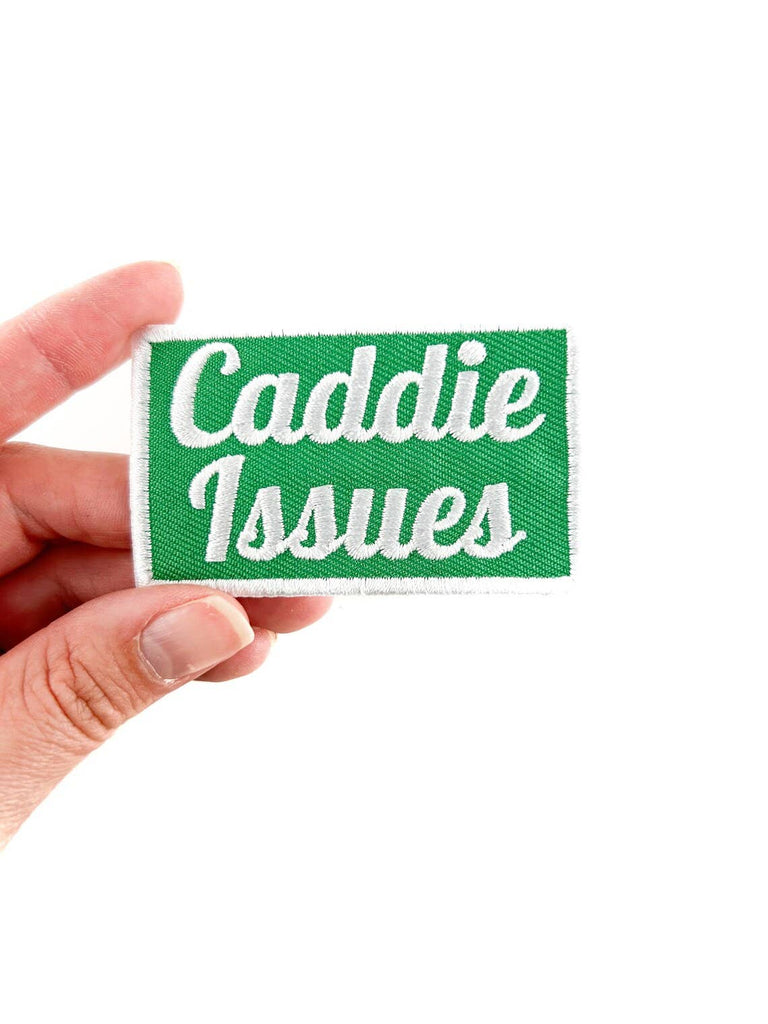 Caddie Issues Iron-On Patch Embroidered Patch for Golf Hat