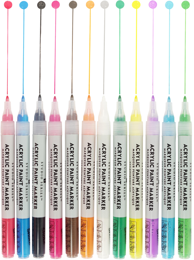 Studio Series Acrylic Paint Marker Set (12-piece set)