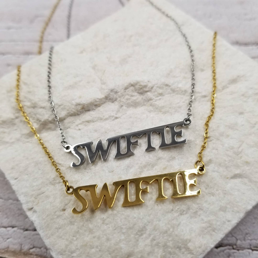 Taylor Swift SWIFTIE Necklace Set Of 2