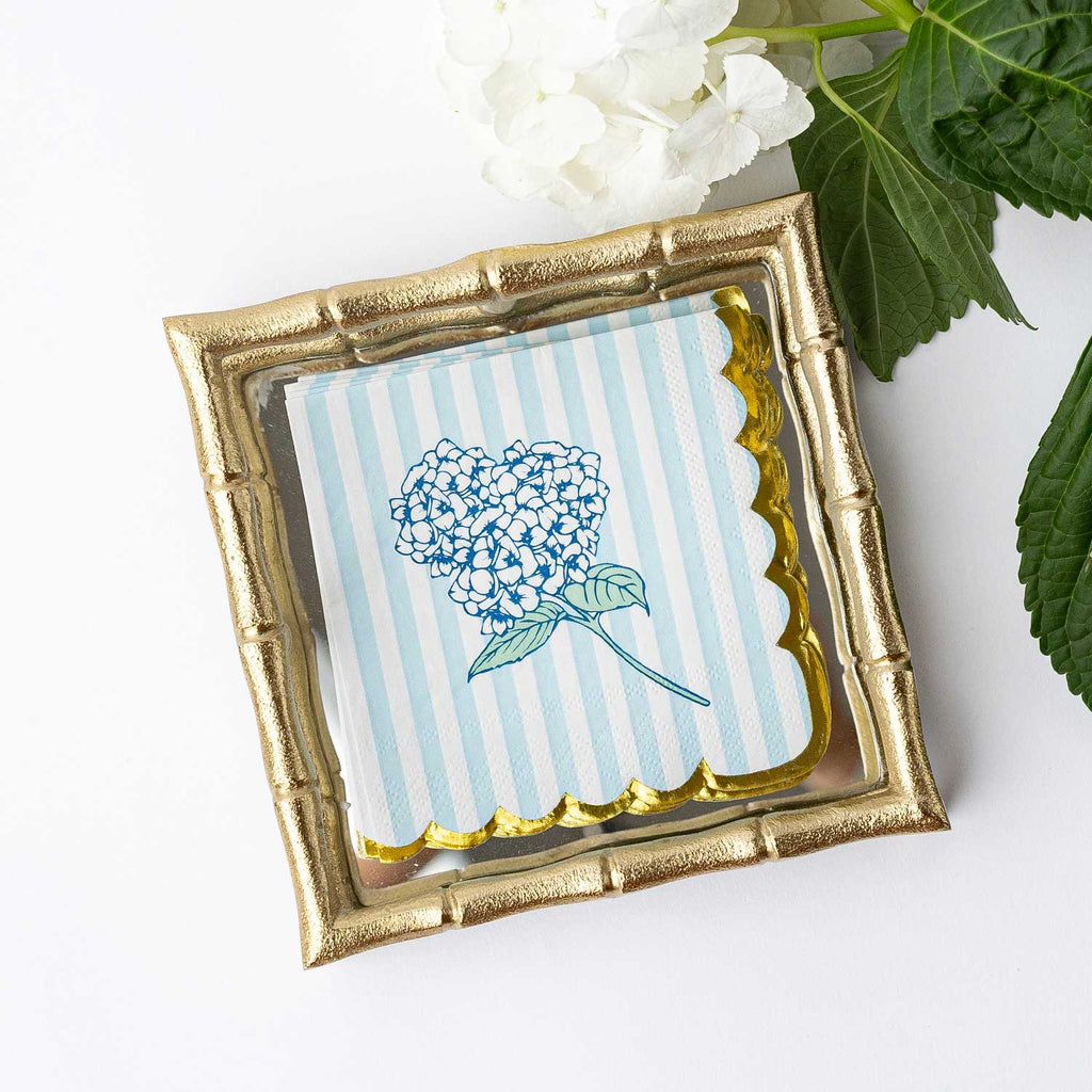 Hydrangea Paper Cocktail Napkin Set