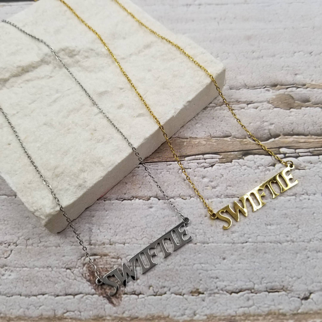 Taylor Swift SWIFTIE Necklace Set Of 2