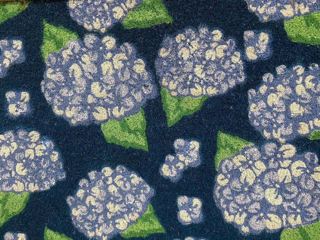 Hydrangea Door Mat