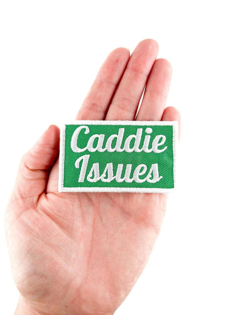Caddie Issues Iron-On Patch Embroidered Patch for Golf Hat