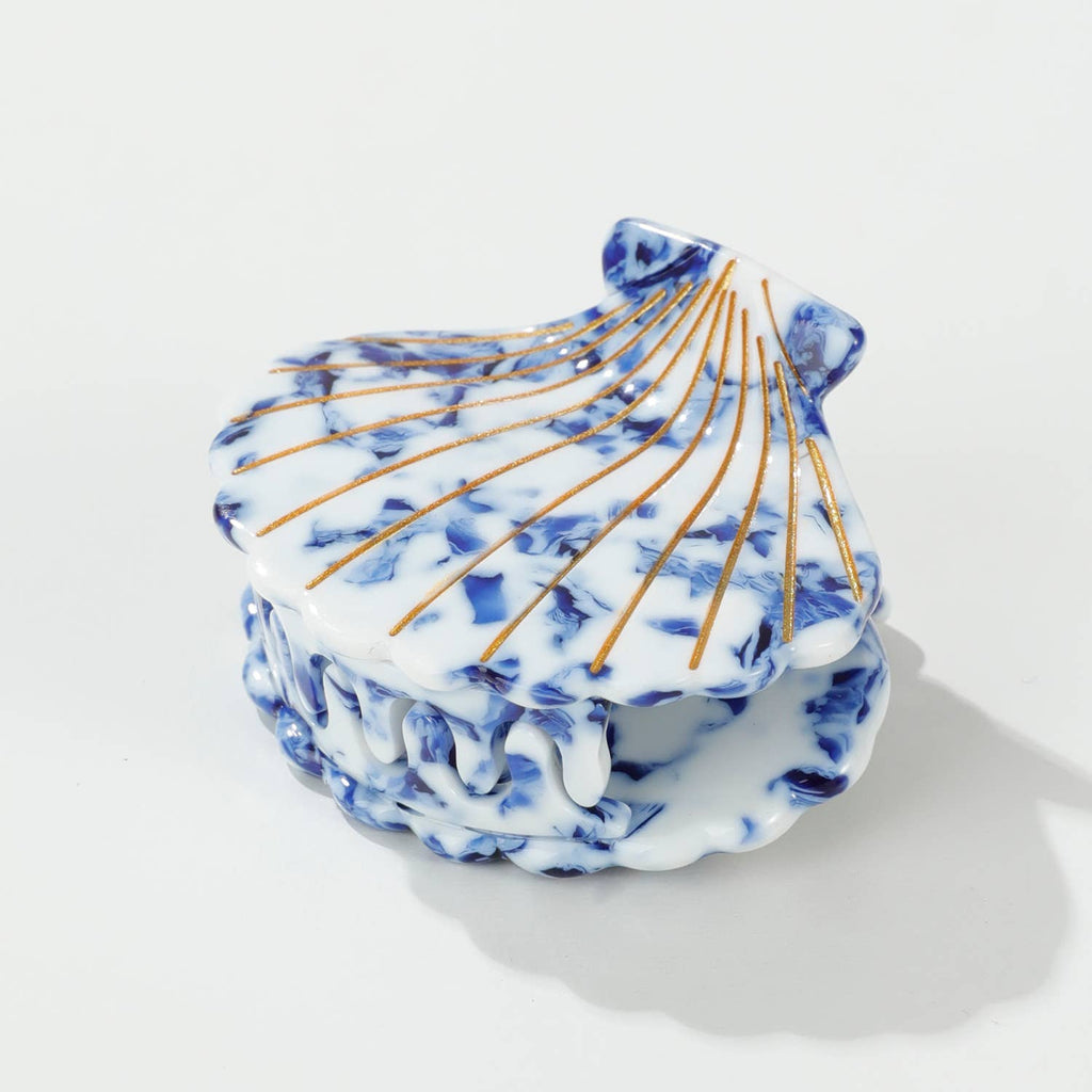 Coastal Blue Seashell