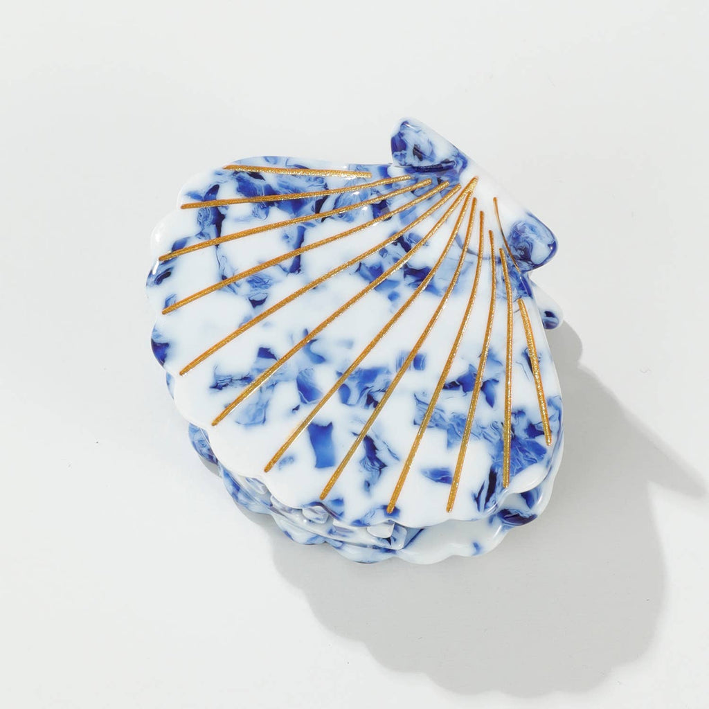 Coastal Blue Seashell