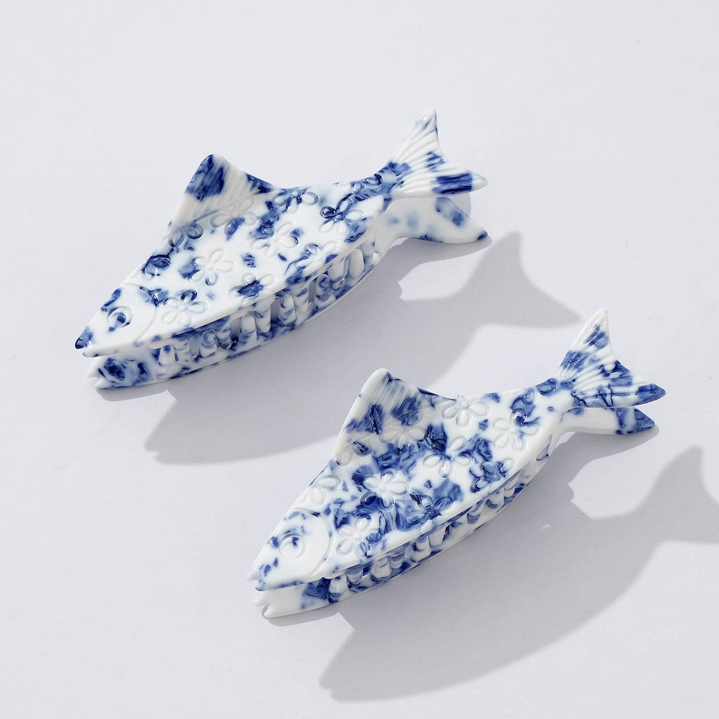 Coastal Blue Floral Fish