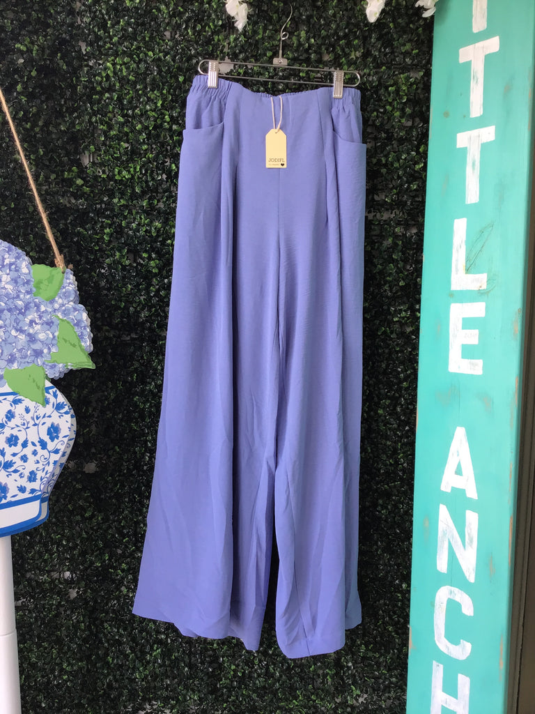 Crepe pocket pants