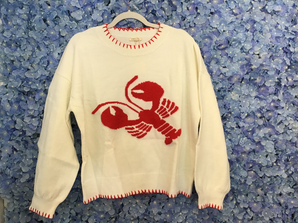 Lotsa lobster sweater