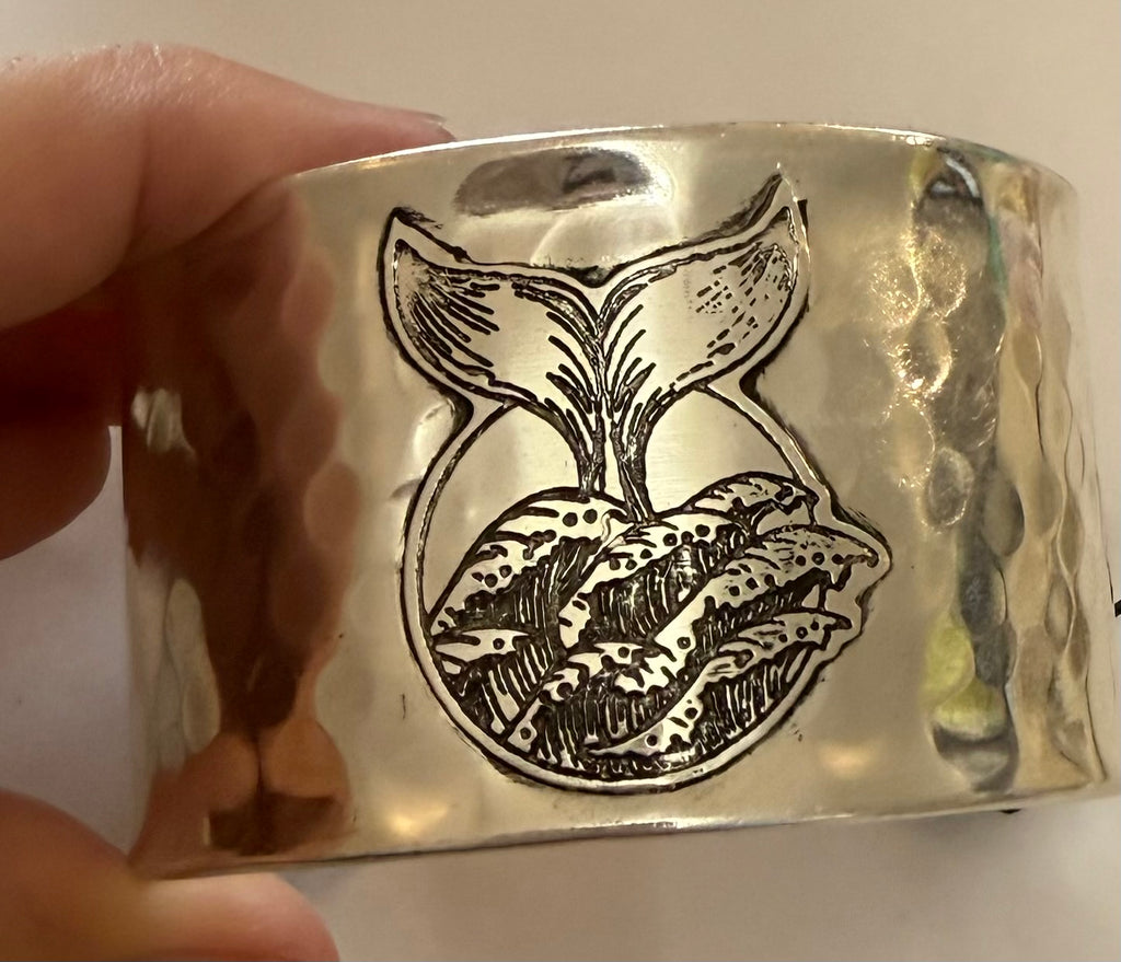 Hammered Silver Cuffs