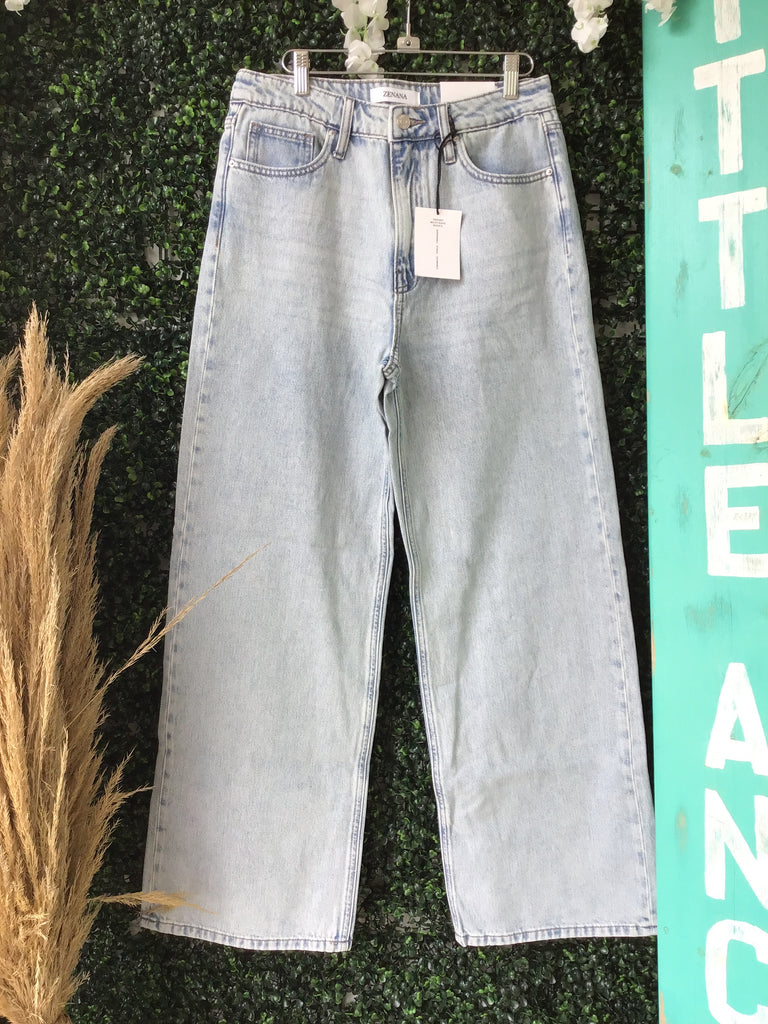 Wendy Wide Leg  light wash denim