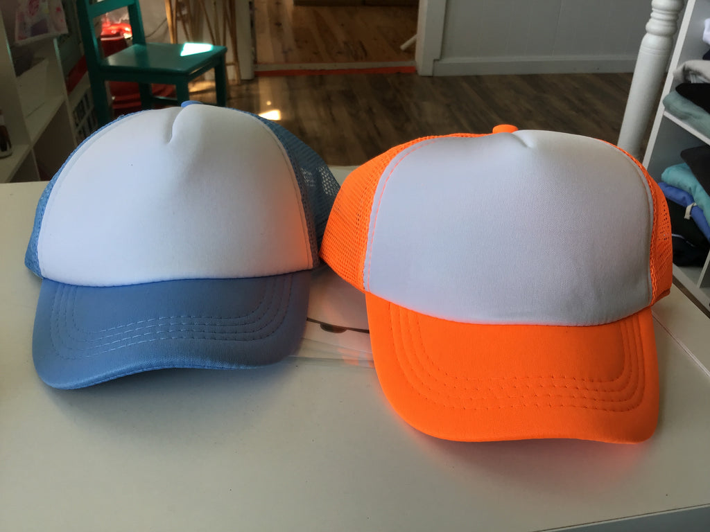 Custom hat bar kids sizes