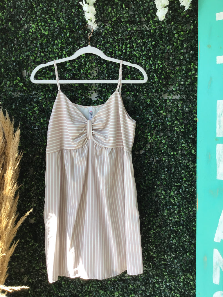 Striped Baby Doll Dress