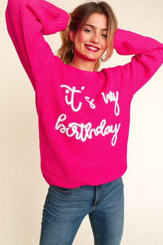 It's My Birthday Sweater