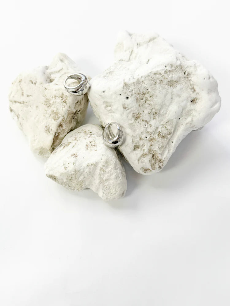 Rhinestone Star Hinged Hoop