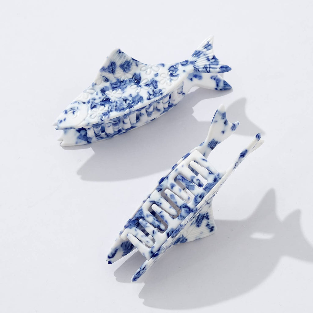 Coastal Blue Floral Fish