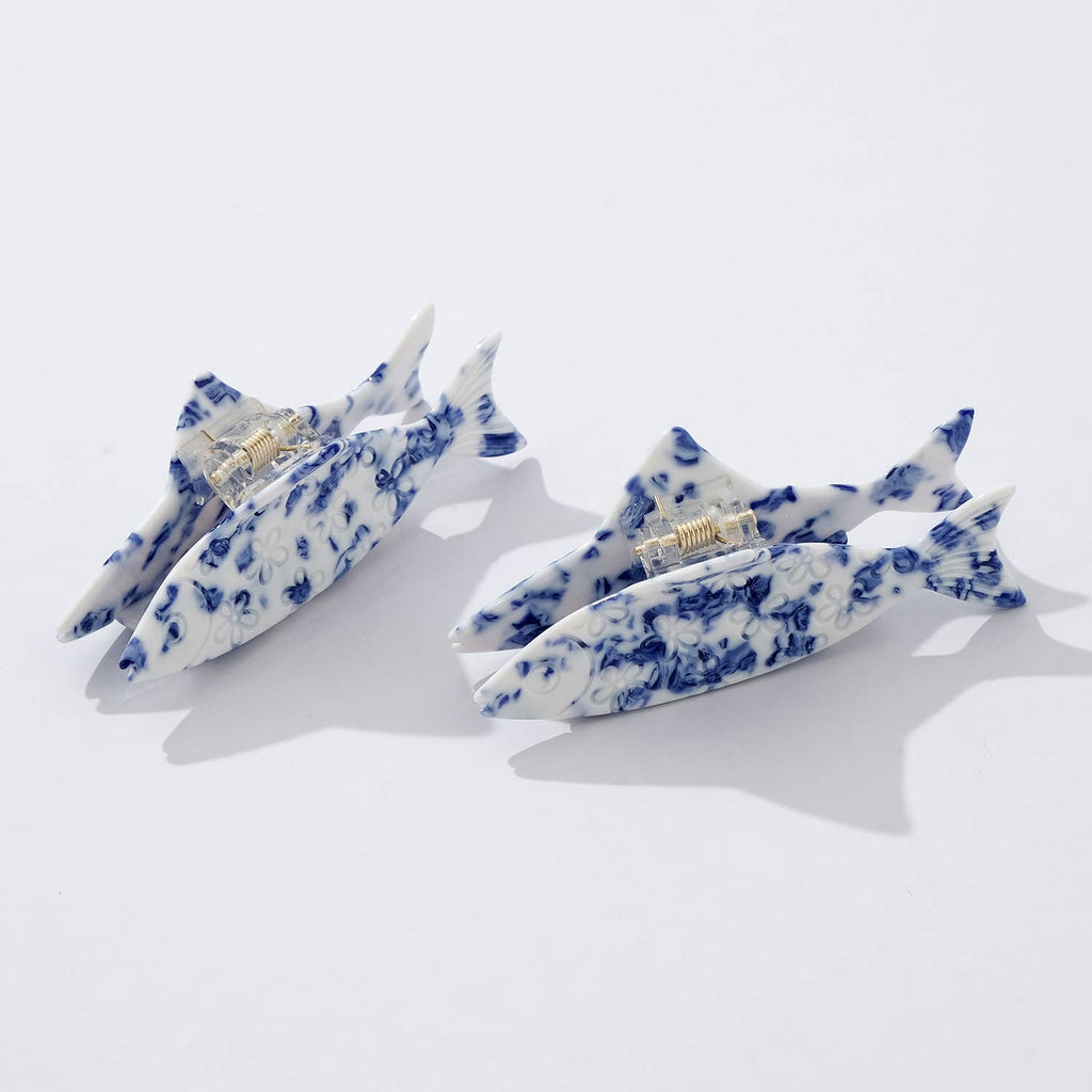 Coastal Blue Floral Fish