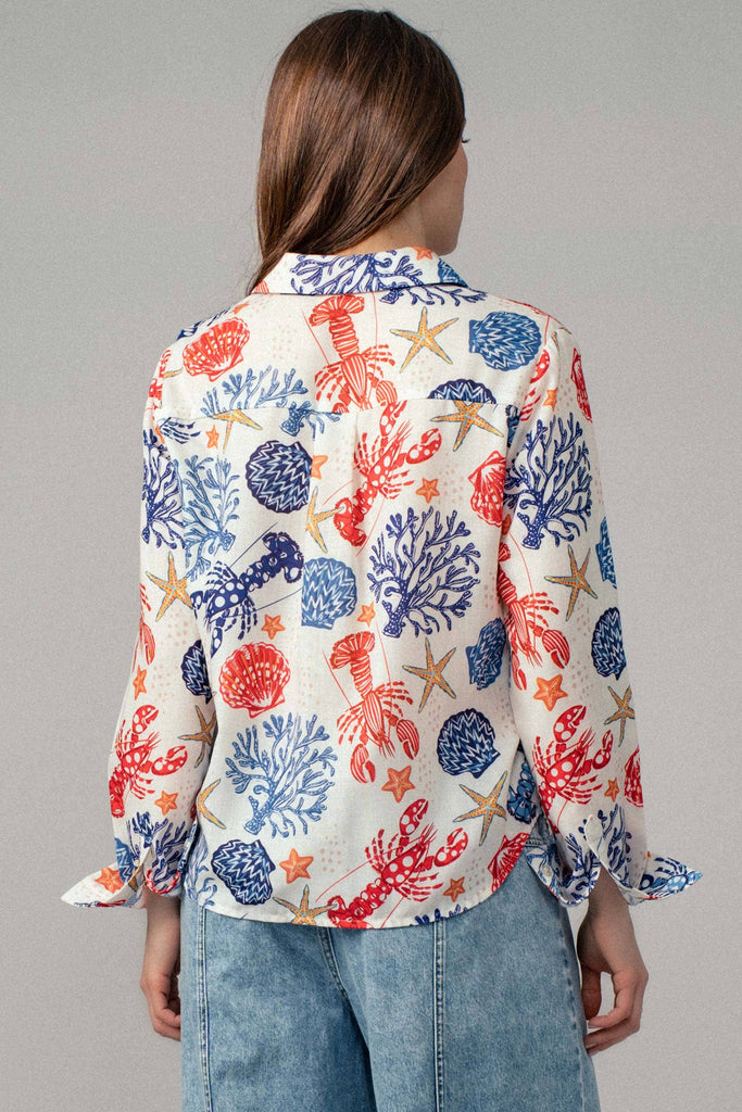 Beach Life Relaxed Button up