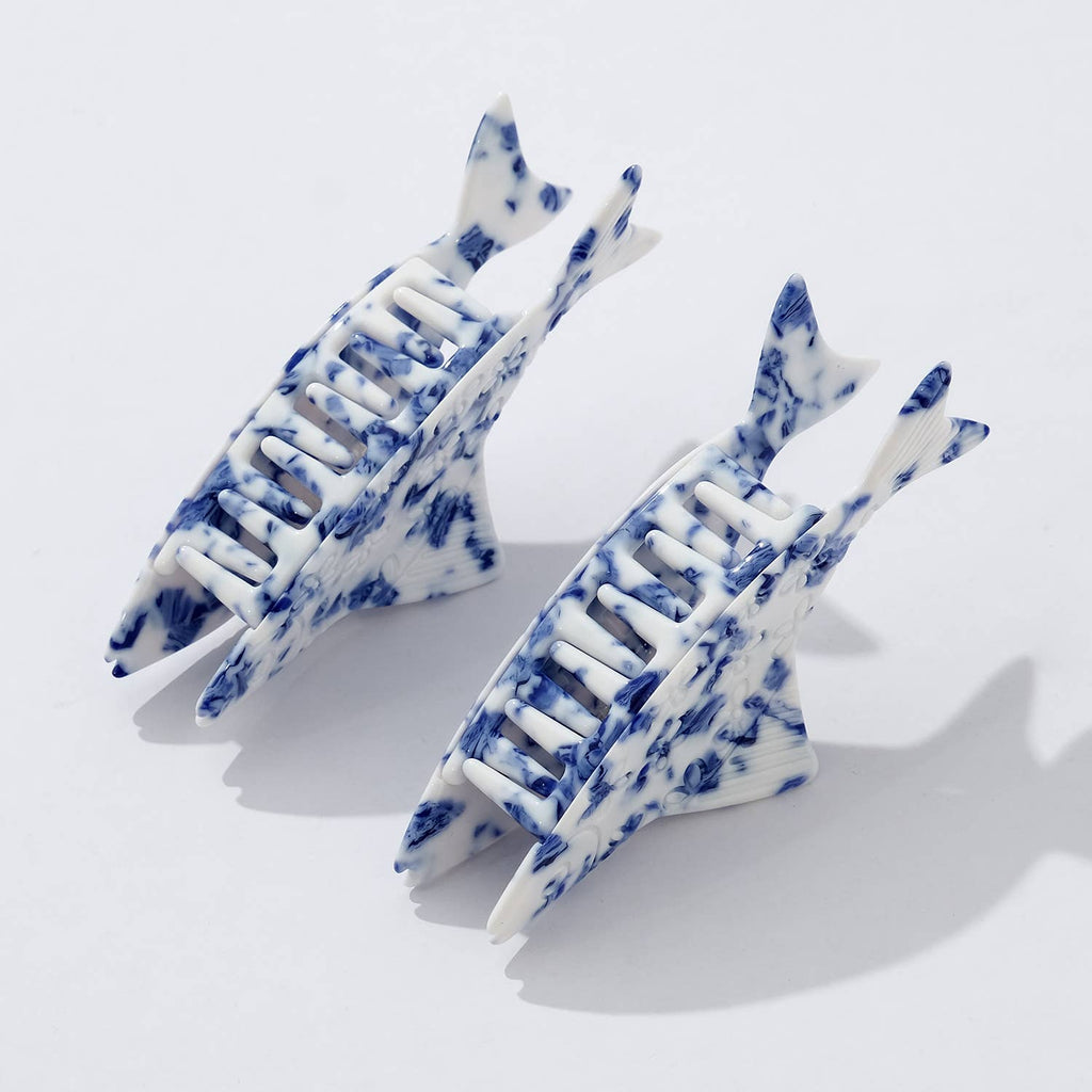 Coastal Blue Floral Fish