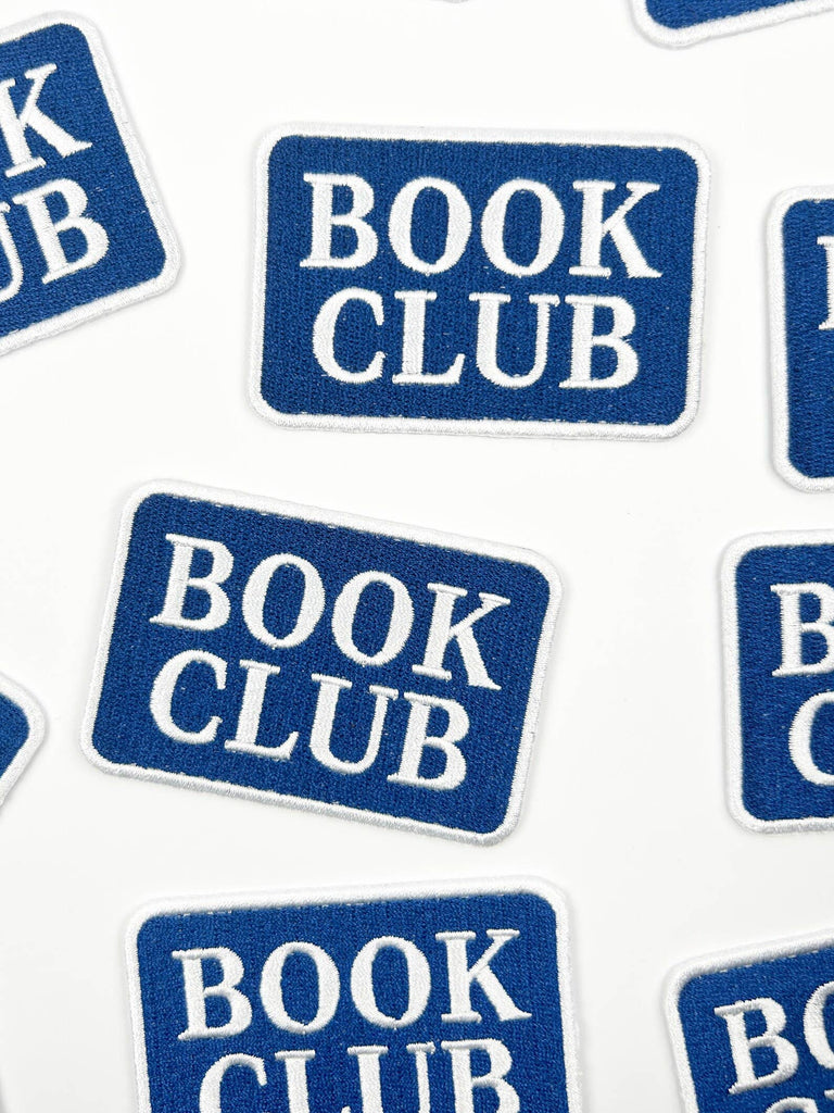 Book Club Patch – Embroidered Iron On, Readers, Book Lovers