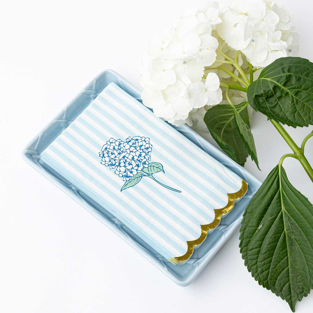Hydrangea Paper Guest Towel Set