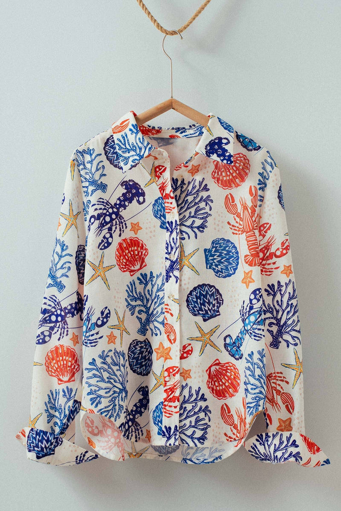 Beach Life Relaxed Button up