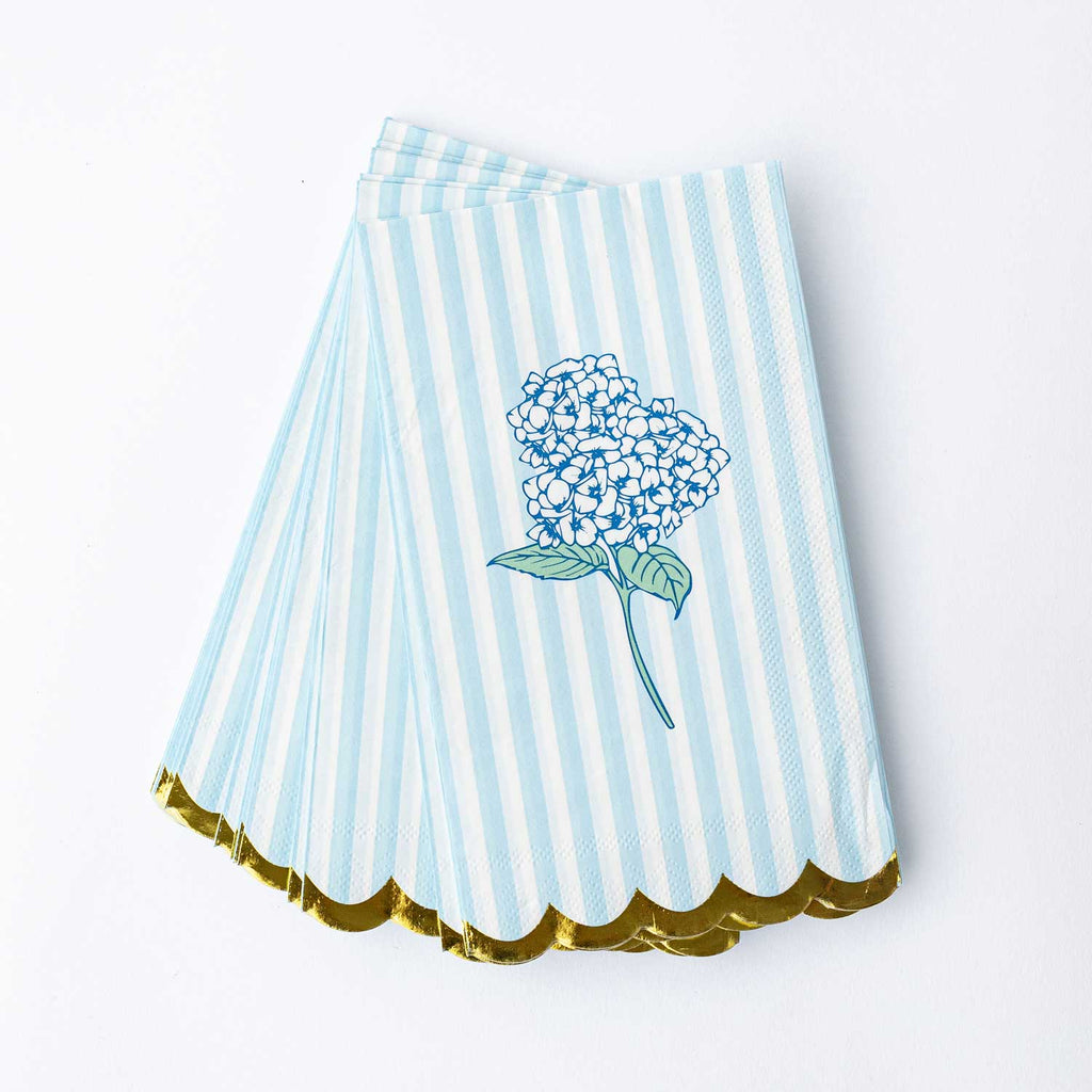 Hydrangea Paper Guest Towel Set