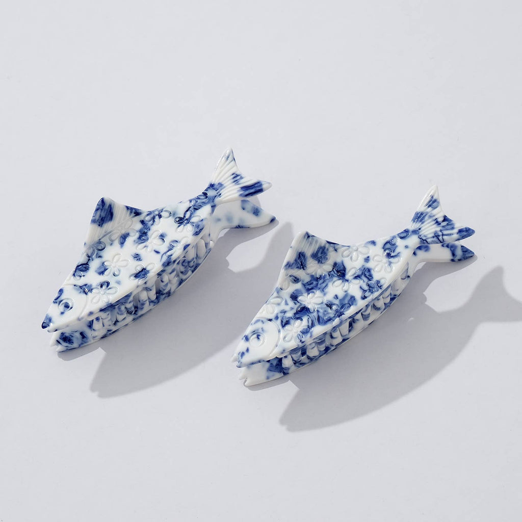 Coastal Blue Floral Fish