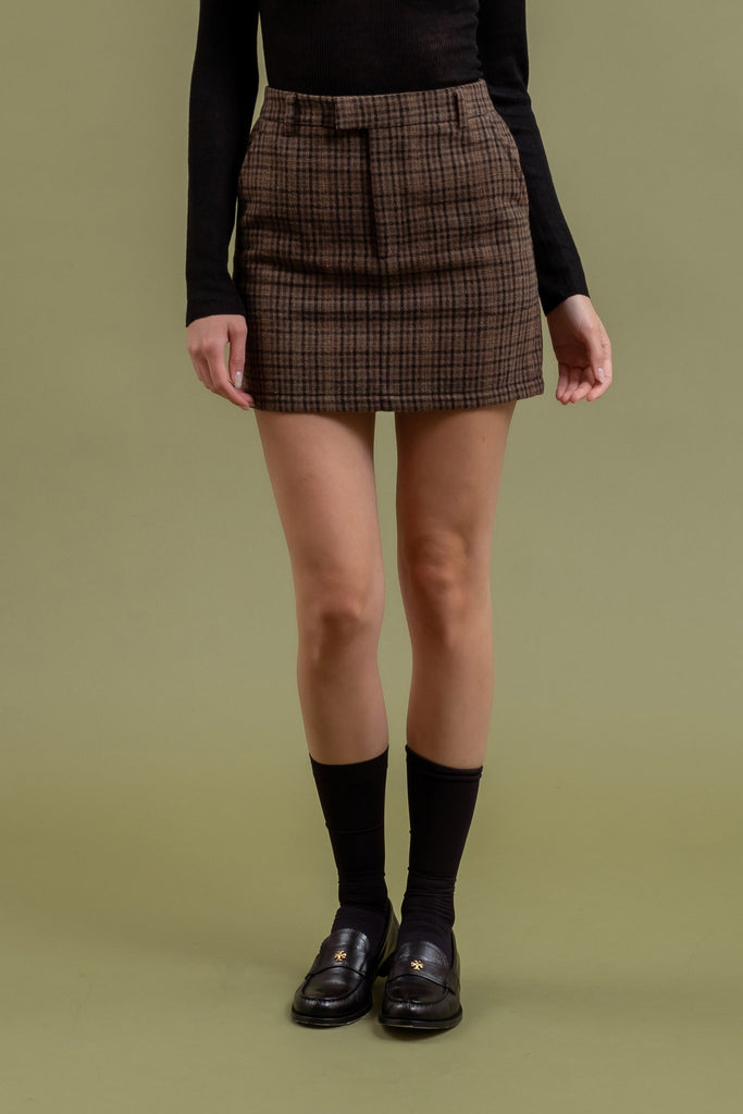 Polly Plaid Skirt