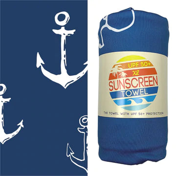 XL Anchor Sunscreen Towel
